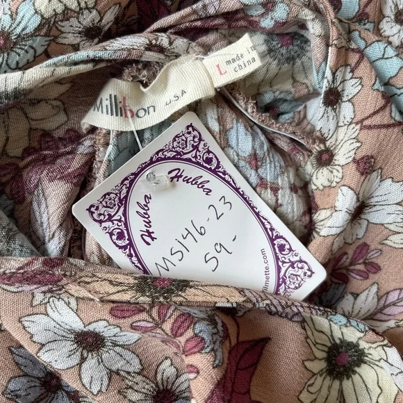 Floral V-Neck Dress - Picture 4 of 4